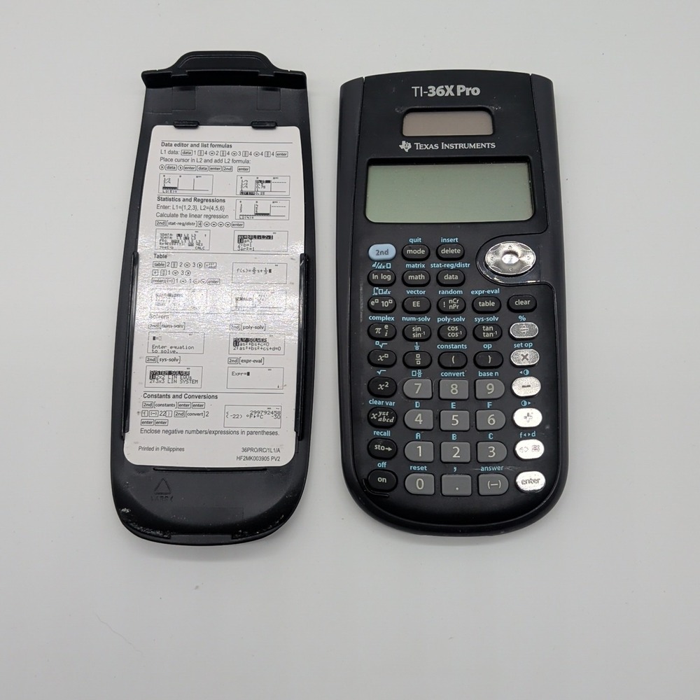 Texas Instruments TI-36X Pro Solar Power Scientific Calculator with Cover